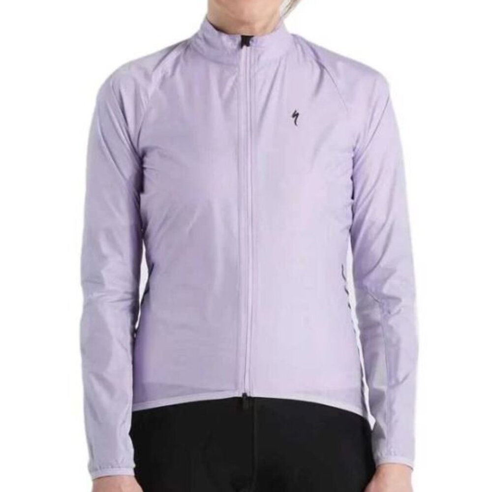 NWT Specialized SL Pro stretch mesh back wind shell L Large lavender UV lilac